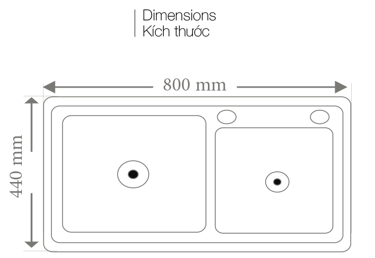 Chậu rửa bát TA 294V